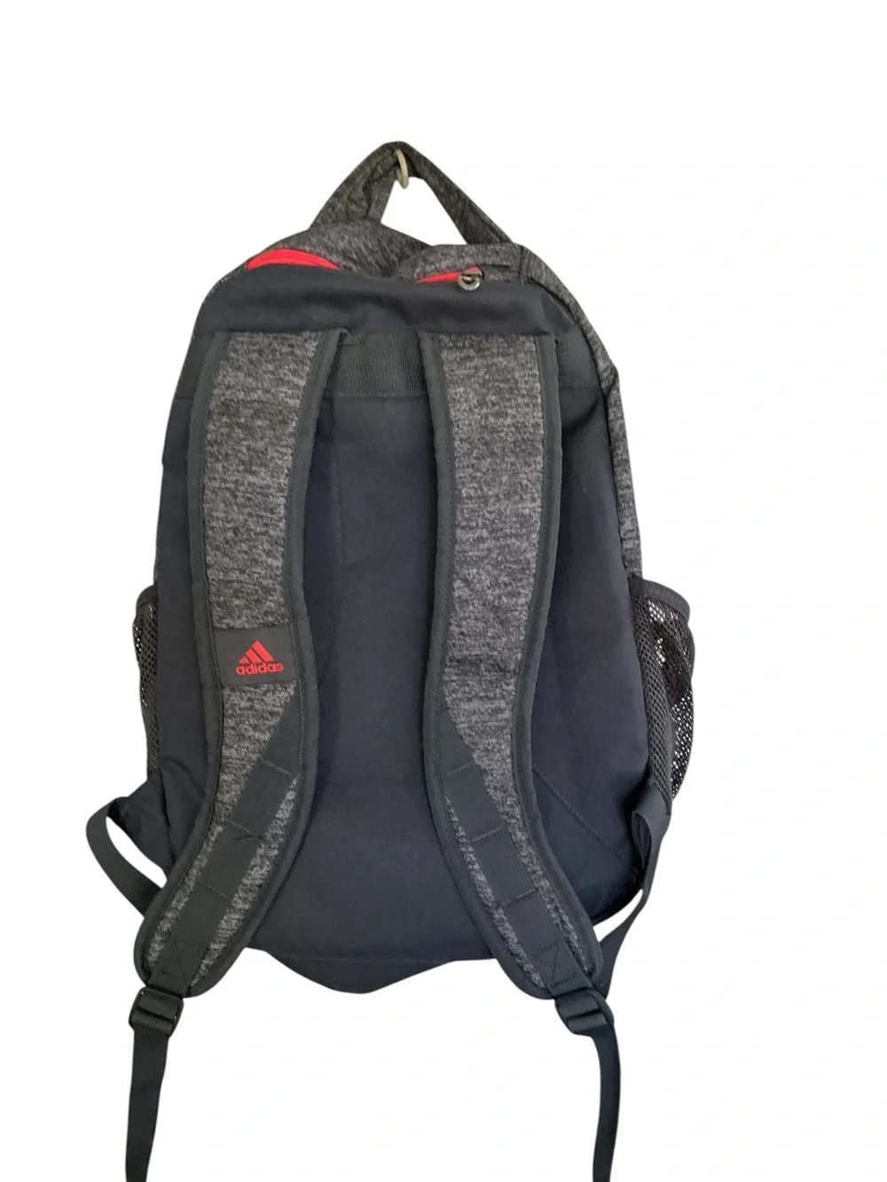 Adidas unisex Charcoal Grey/ Red Backpack